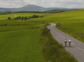 The Tour of Britain Stage 1 route from Aberdeen to Glenshee is shown in the film.