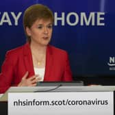 First Minister Nicola Sturgeon is expected to announce the next stage in the easing of lockdown on Thursday. PIC: PA.