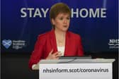 First Minister Nicola Sturgeon is expected to announce the next stage in the easing of lockdown on Thursday. PIC: PA.