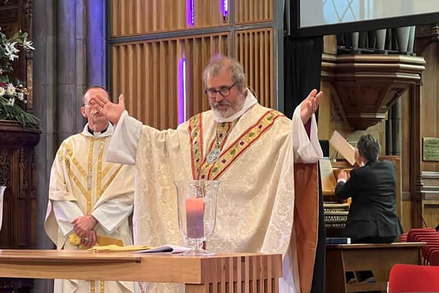 The Most Rev Mark Strange, Primus of the Scottish Episcopal Church, at the opening of General Synod.