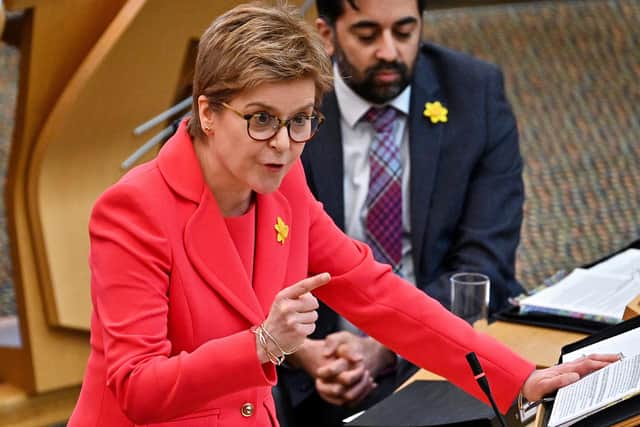 First Minister Nicola Sturgeon. Picture: Jeff J Mitchell/PA