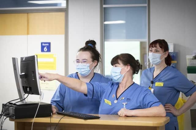 A health board is warning people only to come to accident and emergency departments if their situation is urgent or life-threatening, as hospitals face “significant pressures”.