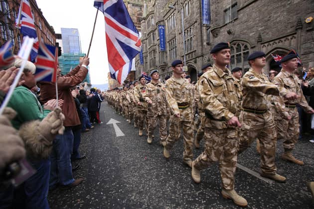 Scottish independence strategists might consider a commitment to maintain a 'British' army (Picture: Peter Muhly/AFP via Getty Images)