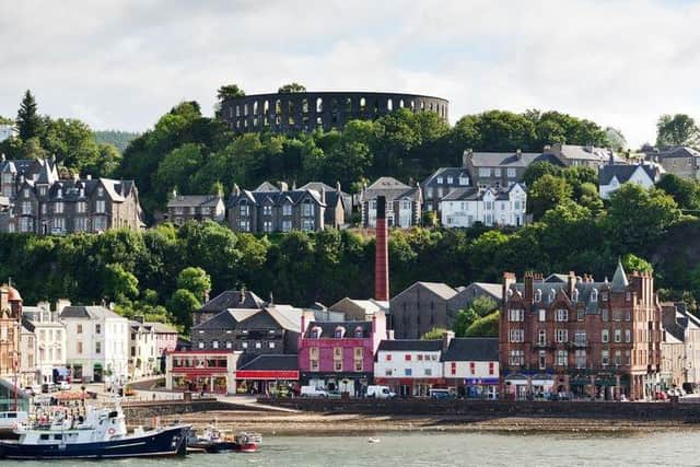 The Gateway to the Isles: Oban is a popular seaside holiday destination.
Pic: Shutterstock