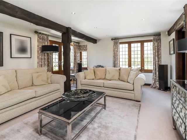 This five bed home in Hook Park Road, Warsash is on the market for £2.85m. It is listed on Zoopla by Charters