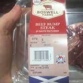 Supermarket beef