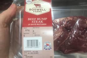 Supermarket beef