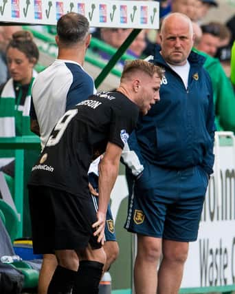 Livingston's Bruce Anderson suffered a diabetic seizure during the defeat to Hibs on August 28 (Photo by Ross Parker / SNS Group)