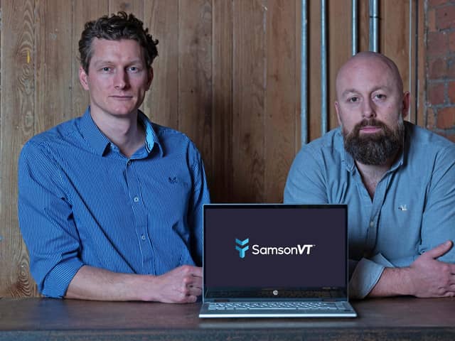 From left: SamsonVT co-founders Ed Brunyee and Sam Burgess. Picture: contributed.