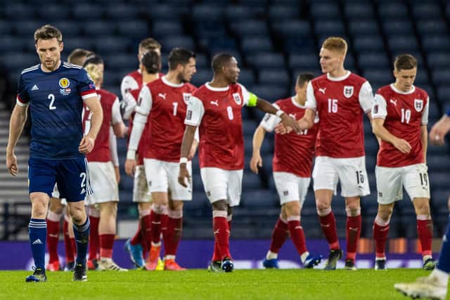 Austria felt it was two points dropped against Scotland.