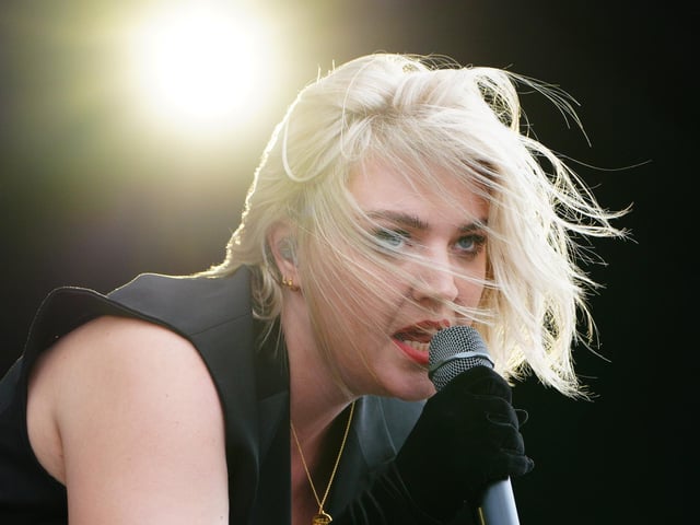 Singer-songwriter Self Esteem, Rebecca Lucy Taylor, performing at the Forwards Festival in Bristol. Self Esteem is nominated for her album Prioritise Pleasure.