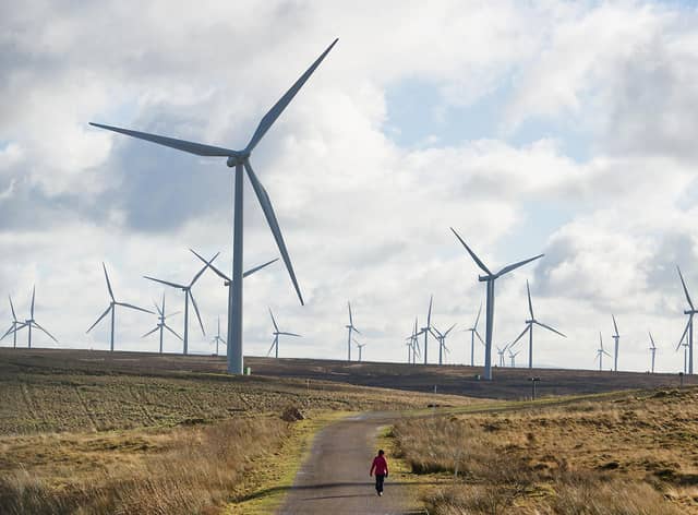 SSE is pressing ahead with major investment to spur the green economic recovery. It is largely focused on key wind farm operations across the UK. Picture: John Devlin