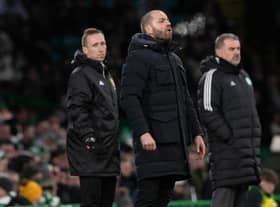 Robbie Neilson was unhappy with a key refereeing decision by Alan Muir. (Photo by Ross Parker / SNS Group)