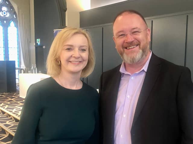 David Duguid MP with new Prime Minister Liz Truss.