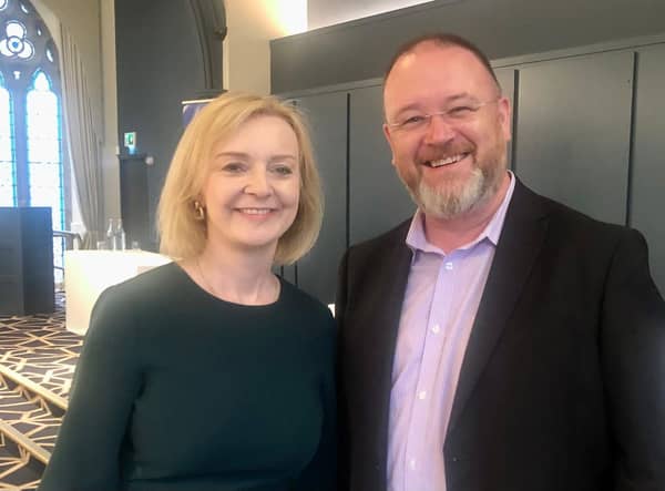 David Duguid MP with new Prime Minister Liz Truss.