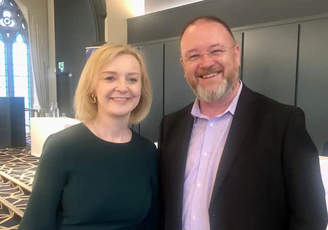 David Duguid MP with new Prime Minister Liz Truss.