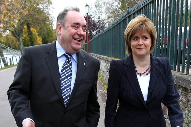 Alex Salmond and Nicola Sturgeon, pictured in 2011 on their way to the 77th Scottish National Party conference in Inverness (Picture: Andrew Milligan/PA Wire)