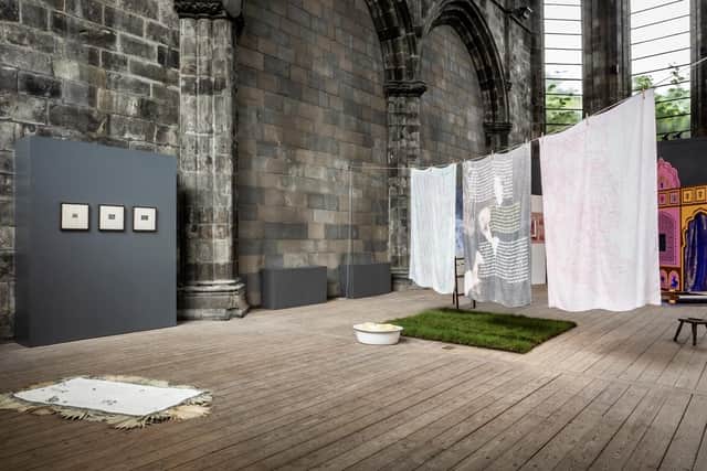 Installation view of the Platform exhibition PIC: Edinburgh Art Festival