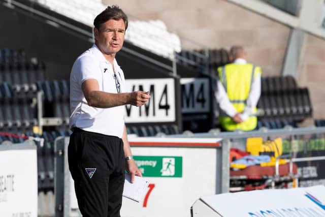 New Dunfermline manager Peter Grant looks to be pointing the way to a Premiership push with a plundering intent. (Photo by Alan Harvey / SNS Group)