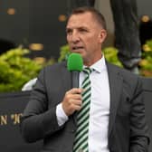 "I will see you here in May" - Brendan Rodgers at his unveiling in June last year (Photo by Craig Foy / SNS Group).