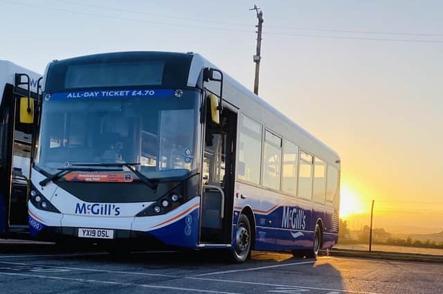 Founded in 1949, bus firm McGill's has depots in Greenock, Inchinnan, Johnstone and Coatbridge.