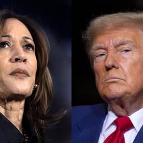 Kamala Harris, Donald Trump.