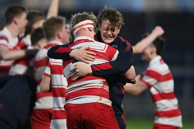 Loretto players show what it means to win the under-18s Shield final