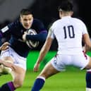 Scotland centre Sam Johnson will play for the Barbarians against a World XV.  (Photo by Ross Parker / SNS Group)