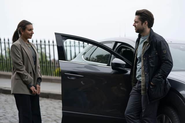 Lucie Shorthouse and Richard Rankin play Siobhan Clarke and John Rebus in the new BBC Scotland series Rebus. Picture: Mark Mainz