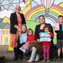 Dalmeny Primary School with their new books