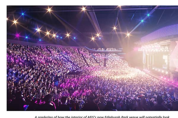 A site at Edinburgh Park has been earmarked for an 8500-capacity indoor arena