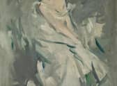 The White Dress featuring Peggy Macrae, painted by Samuel John Peploe around 1908