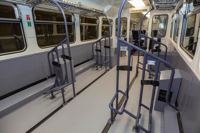 The new ScotRail Highland Explorer service has specially adapted carriages that can carry 20 bikes  (Picture: ScotRail/PA)