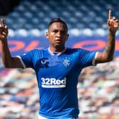 Alfredo Morelos has scored 20 European goals for Rangers, just one less than the all-time club record held by Ally McCoist (Photo by Willie Vass/Pool via Getty Images)