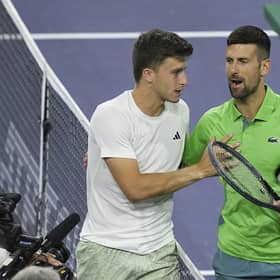Luca Nardi stunned Novak Djokovic on a dramatic evening in Indian Wells.