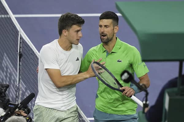 Luca Nardi stunned Novak Djokovic on a dramatic evening in Indian Wells.