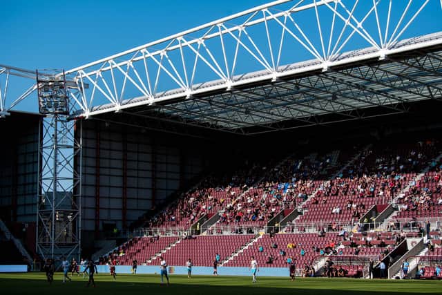 There were 3,000 fans in attendance for the Premier Sports Cup game against Inverness. Picture: SNS