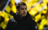 Rangers manager Giovanni van Bronckhorst. (Photo by Rob Casey / SNS Group)