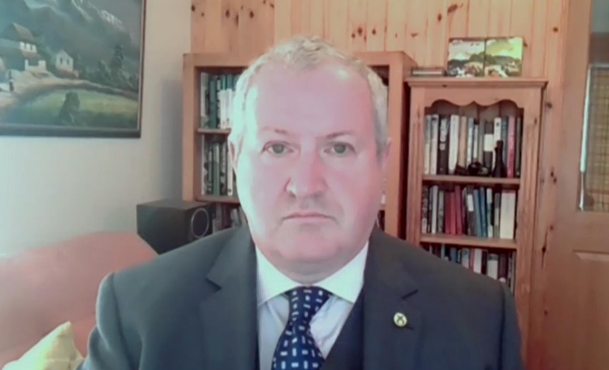 SNP Westminster leader Ian Blackford accused the Prime Minister of being