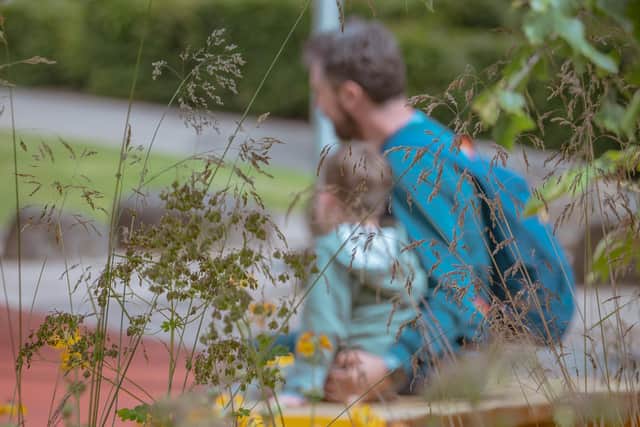 The Teapot Trust Elsewhere Garden at the Royal Hospital for Children Glasgow provides sanctuary for patients and their families