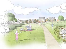 The plans include 500 homes, parkland, and a new neighbourhood centre with potential for retail and community use. Picture: Contributed.