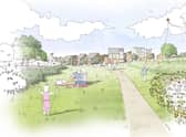 The plans include 500 homes, parkland, and a new neighbourhood centre with potential for retail and community use. Picture: Contributed.