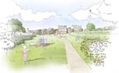 The plans include 500 homes, parkland, and a new neighbourhood centre with potential for retail and community use. Picture: Contributed.
