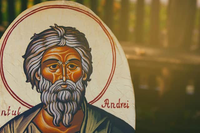 Saint Andrew, one of the twelve apostles