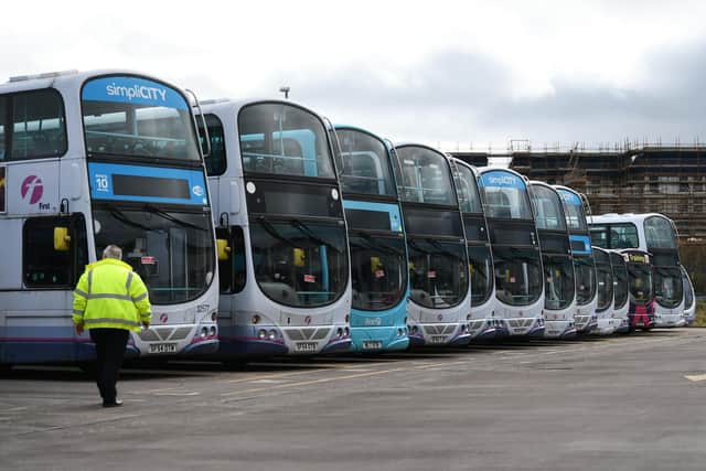 First Bus will not be adding additional services during the RMT strike action next week. Picture: John Devlin