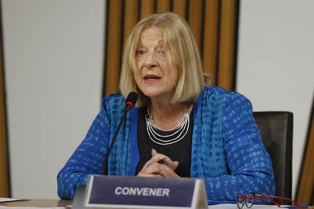 Convener of the Committee on the Scottish Government Handling of Harassment Complaints Linda Fabiani.