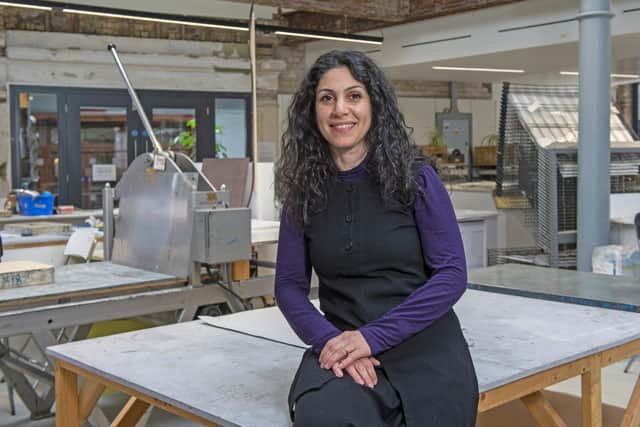 Iranian-born artist Paria Goodarzi will be among those showing work in the forthcoming exhiibition Uprooted Visions at Edinburgh Printmakers. Picture: Neil Hanna.jpg