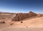 The sand dunes at Vallecito in the Atacama Desert, northern Chile. A 990-mile strip of land in northern Chile, sandwiched between the Andes and the Pacific Ocean, Atacama is the driest non-polar desert in the world, encompassing three mountain ranges and formed more than 150 million years ago.
