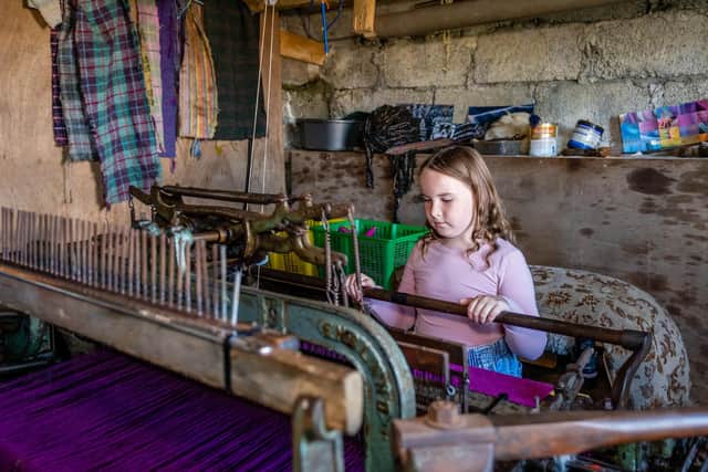 BBC is to air an enchanting children’s programme on Christmas Eve about a Harris girl’s dream of making her own Harris tweed