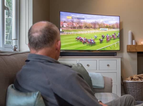 A man watching TV.  More than one in ten cases of heart disease could be prevented if people slashed the amount of time they spent in front of the TV, a new study suggests. Picture: Joe Giddens/PA Wire